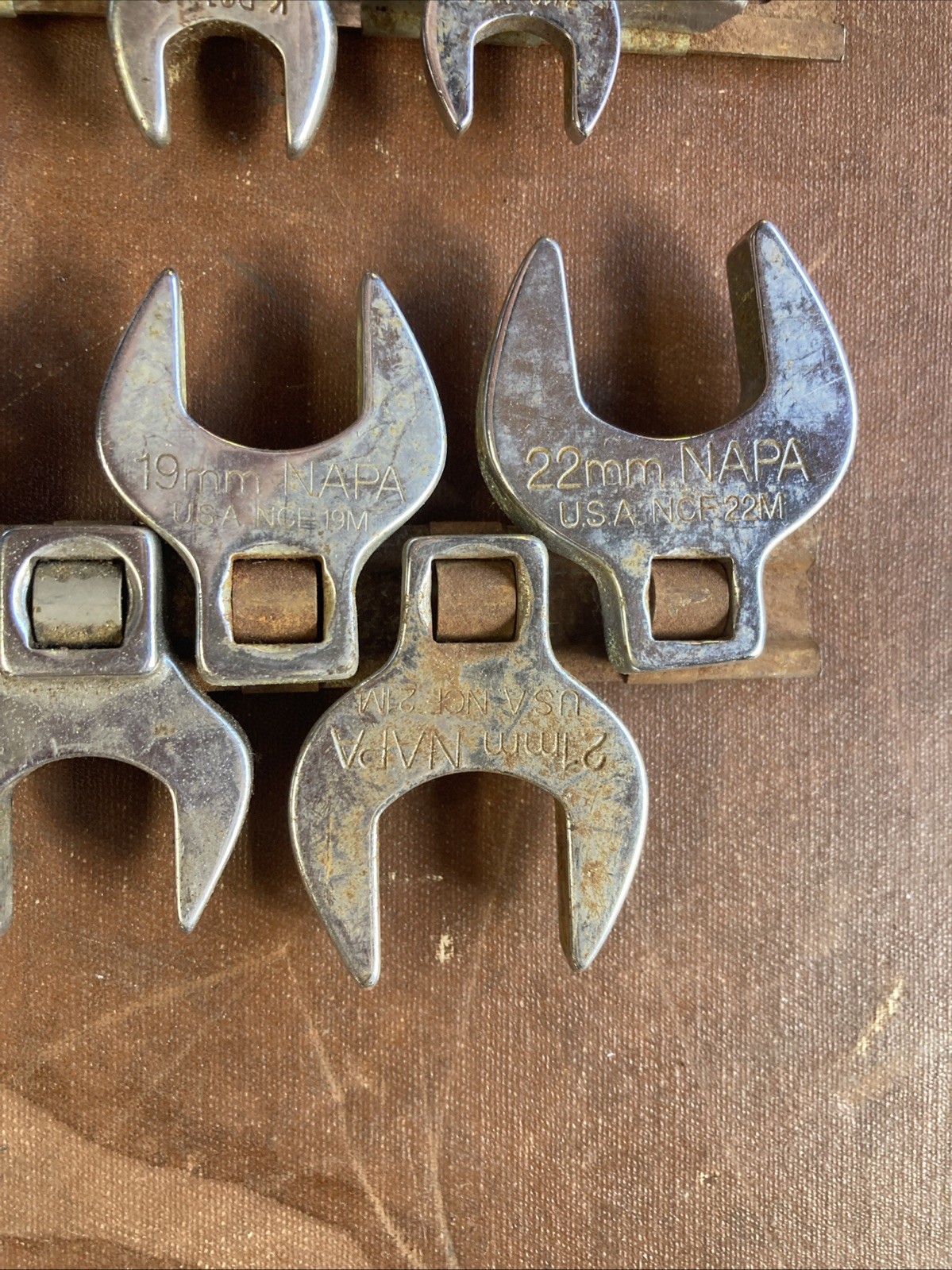 NAPA 19 pc crowfoot set, metric / Standard