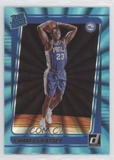2021-22 Panini Donruss Rated Rookie Holo Teal Laser Charles Bassey #213 0y59