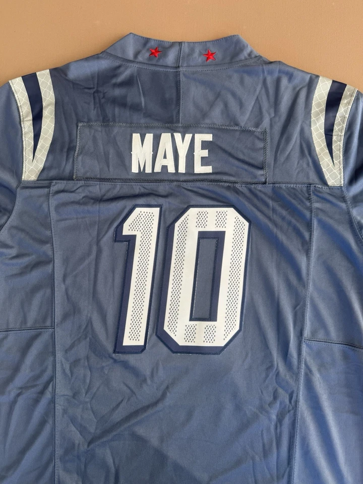 2025 Drake Maye #10 N.E Patriots "Nor'easter" F.U.S.E. LIMITED Rivalries MEDIUM - Image 4 of 4