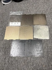 Lot Of 8 3d Printer Build Plates For A1 Mini Textured Smooth Wham Bam New Used 