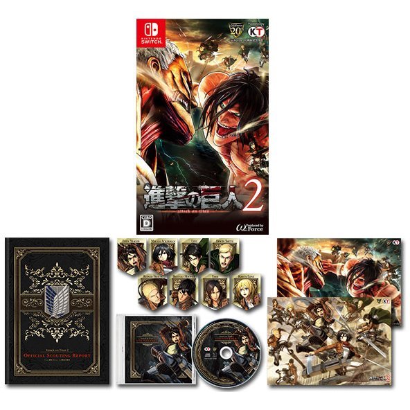 NEW KOEI Nintendo Switch Attack on Titan 2 TREASURE BOX Shingeki