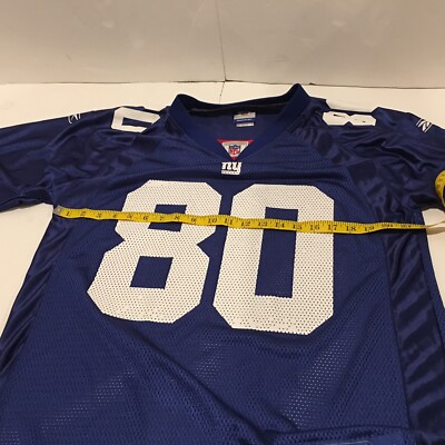 Reebok Nfl Equipment Men Jersey Shackey # 80 Navy Blue Size Medium