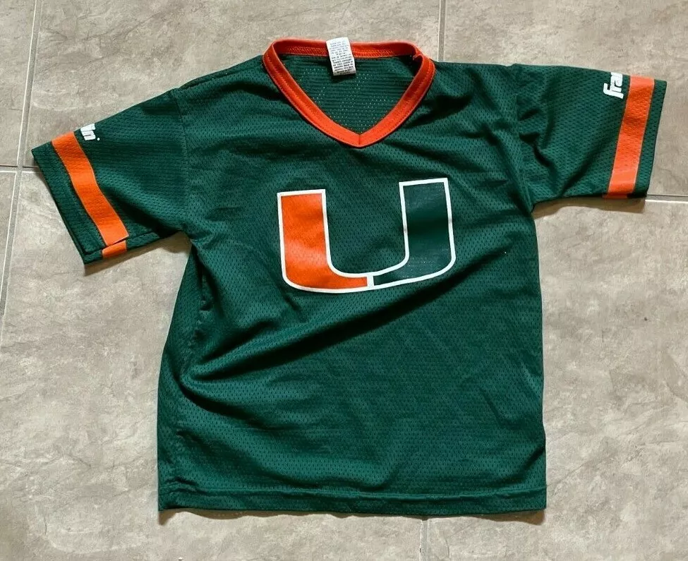 Miami hurricanes youth jersey 2025