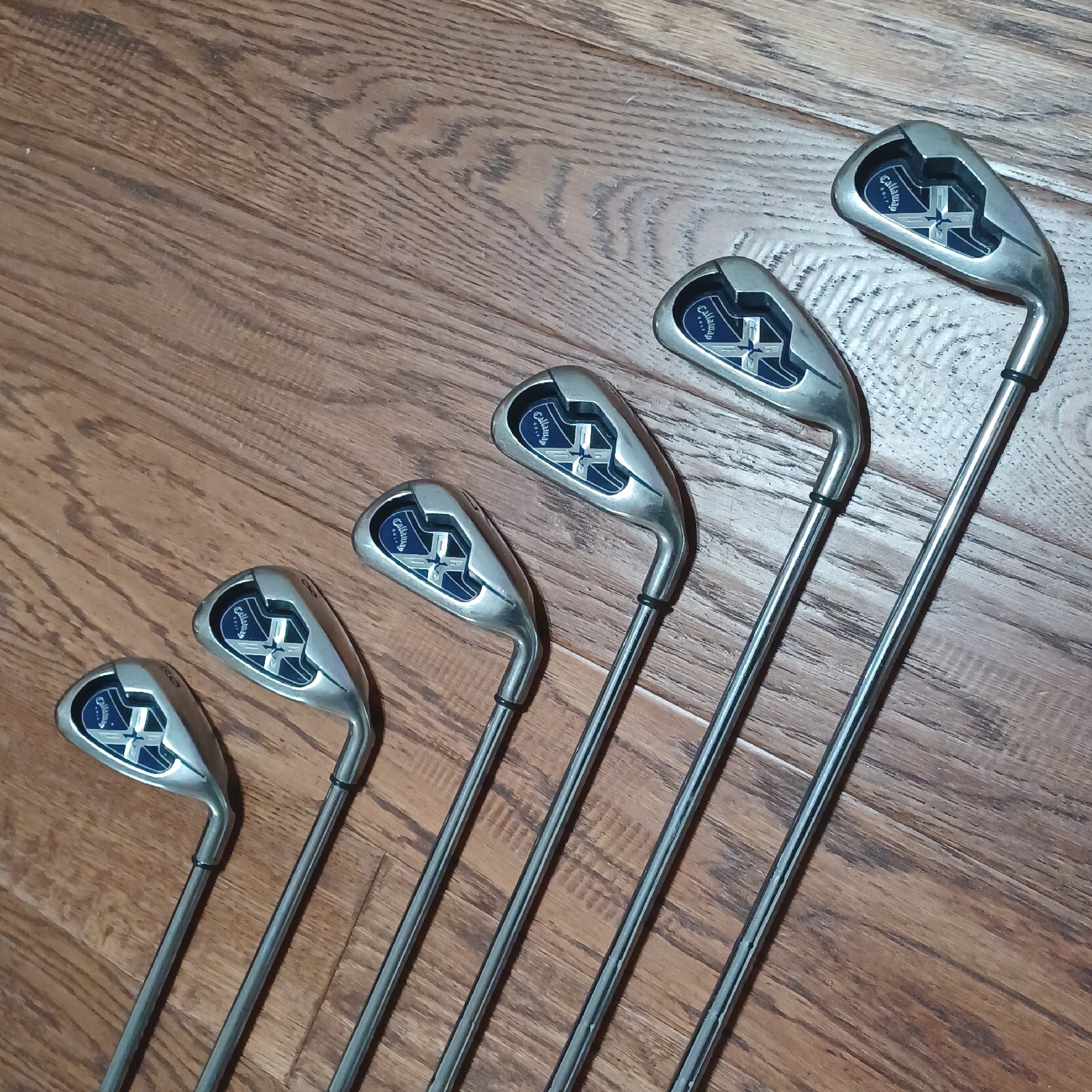 Callaway X 18 Iron Set 49 RH Callaway X18 Steel Uniflex shaft. Pre