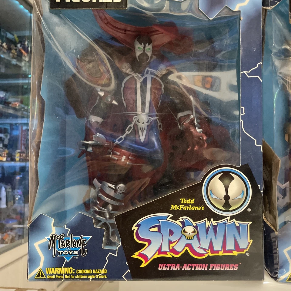 McFarlane Toys Spawn Super Size Figure LOT Angela + Medieval + Spawn - Immagine 2 di 4