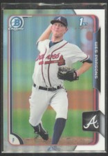 2015 Bowman Chrome Prospects Refractor 1st Wes Parsons /499 #BCP102