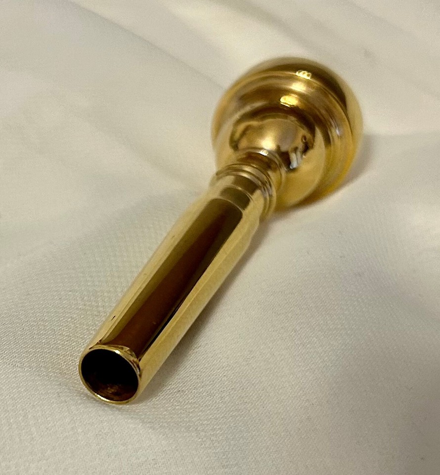 BACH 6BM 70s Trumpet mouthpiece GOLD PLATE 26 throat 24 backbore eBay