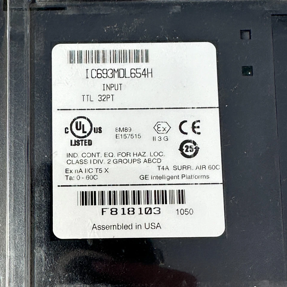 GE Fanuc IC693MDL654H 32-Point TTL Input Module 5–12V DC Series 90-30 USA Made - Image 2 of 4