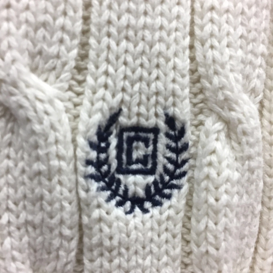 Chaleco Suéter Chaps Niño Marfil. Talla pequeña. Foto 3 de 4