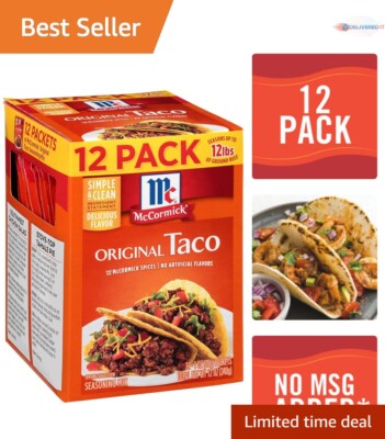 Versatile 12 oz Taco Seasoning Mix - Transform Ordinary Meals into Fiesta