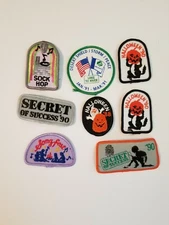 Vintage Girls Scout Patches From The 80's And 90's, Lot Of 8