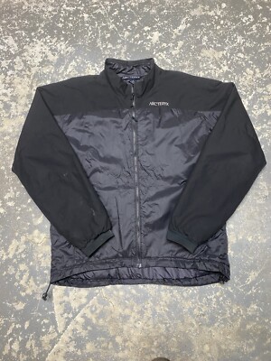 Vintage Arc'teryx PrimaLoft Dryloft Jacket Black Men's Size XL