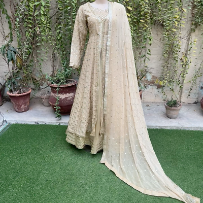 chinese dress ladies Glamorous Heavily Embroidered Black Chiffon Maxi Dress for Weddings  Best  Price Online in Pakistan