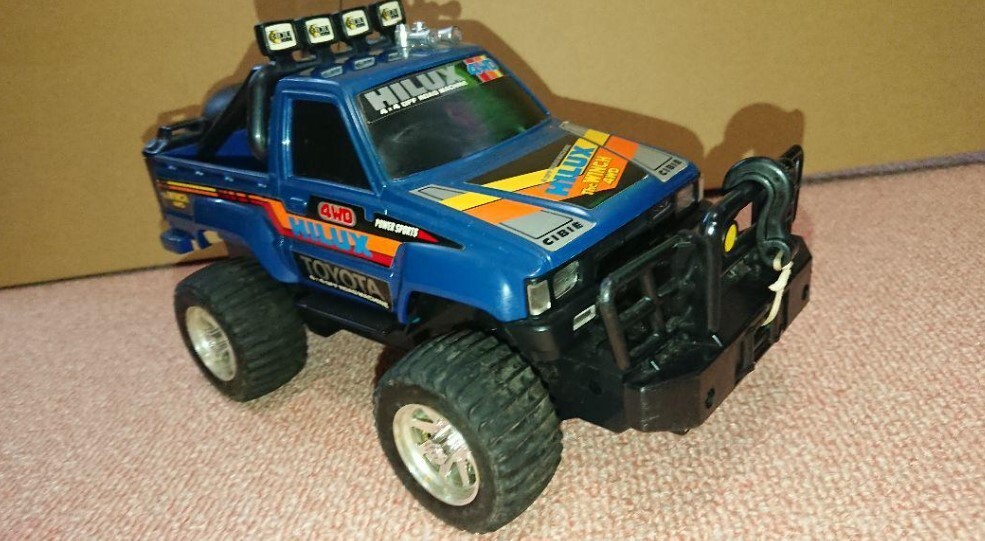 Bandai Radio Control Car Toyota The Winch 4WD W/BOX F/S