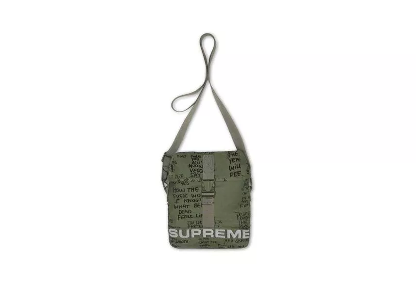 Sac latéral Supreme Field Olive Gonz (23SS)