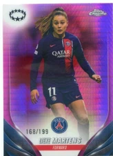 2023-24 Topps Chrome UEFA Women's LIEKE MARTENS #81 PINK PRISM REFRACTOR /199