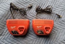 Milwaukee M12 Battery Charger Lithium Ion 12v 48-59-2401 Genuine OEM Lot Of 2