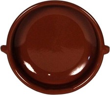 Amazing Cookware SB105 Natural Terracotta 23cm Round Dish, Brown