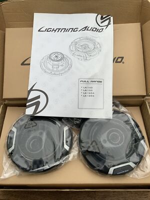 2 Lautsprecher Lightning Audio LA-153 3-Wege 100W 4Ohm 5,25'' 13,3cm 2 Stk. Paar #A