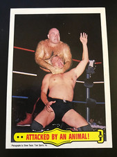 1985 Topps WWF Attacked by an Animal! #37 George 