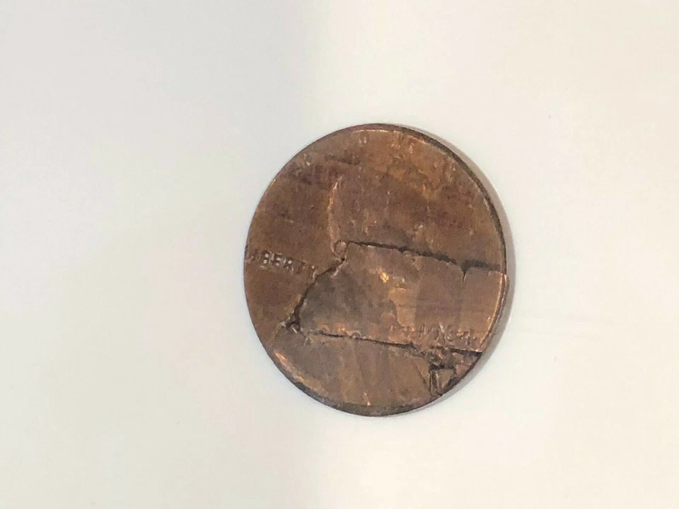 1964 LINCOLN CENT PENNY HUGE OBVERSE LAMINATION MINT ERROR COIN NGC MS62BN RARE! - Image 3 of 3