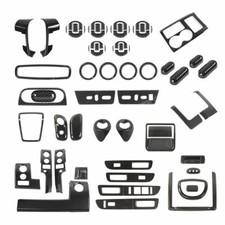 Car Interior Decoration Cover Trim Bezels For Ford F-150 2009-2014 Carbon Fiber