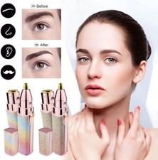 Womens Electric Eyebrow Shaper Facial Hair Remover Brows Trimmer Razor Face Lips