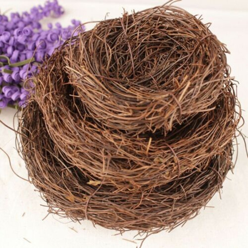 Simulation Rattan Outdoor Birds Nest Outdoor Birds Nest Decoration