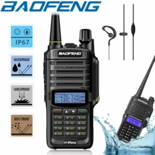 Baofeng UV-9R Plus IP68 Dual Band Waterproof Walkie Talkie HF CB Transceiver