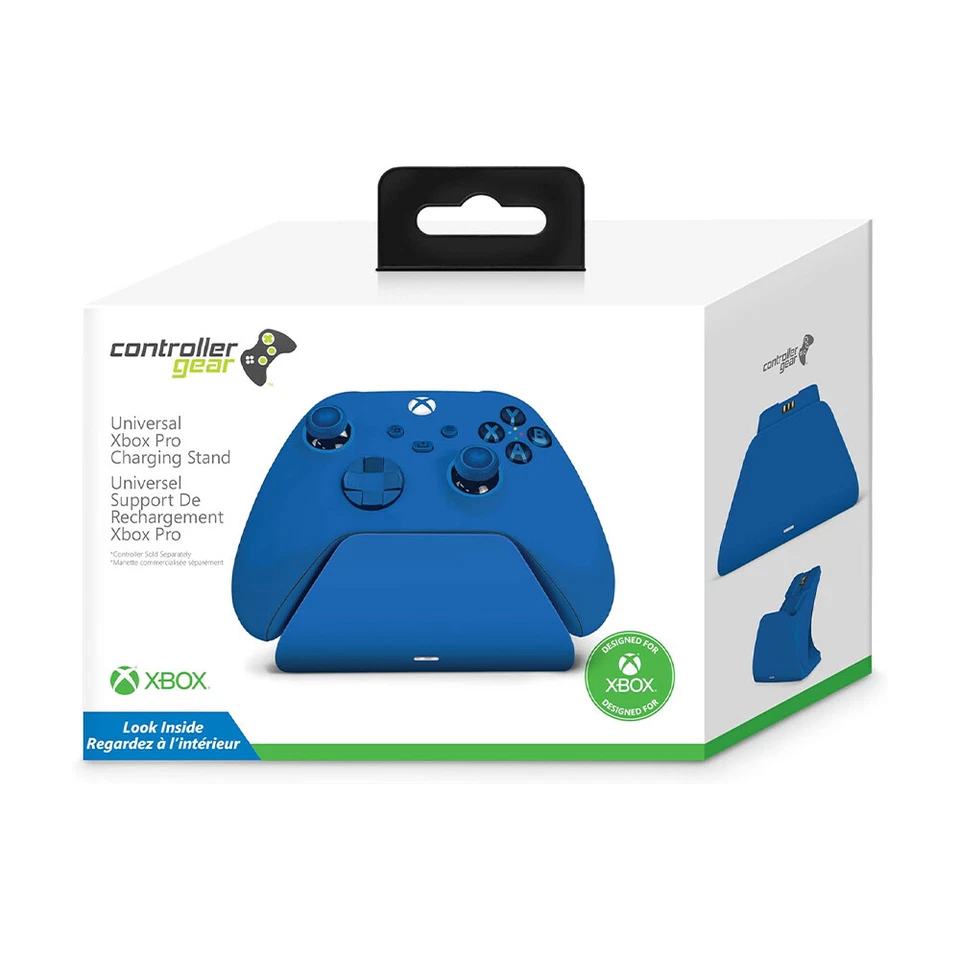 Controller Gear Xbox One Pro Wireless Charging Stand Only Shock Blue - QG9-00520 - Image 3 of 3