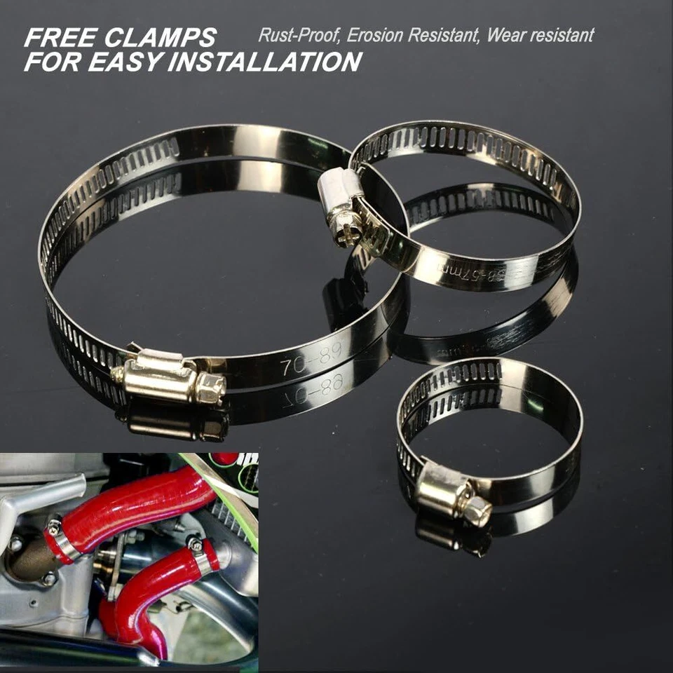 Kit de manguera de radiador de silicona roja para Honda Civic 1,6 L SOHC D15 D16 EG EK 1992-2000 Foto 4 de 4