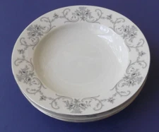 Four Johann Haviland Bavaria Rhineland-Danube 9-1/4" Rimmed Soup or Salad Bowls