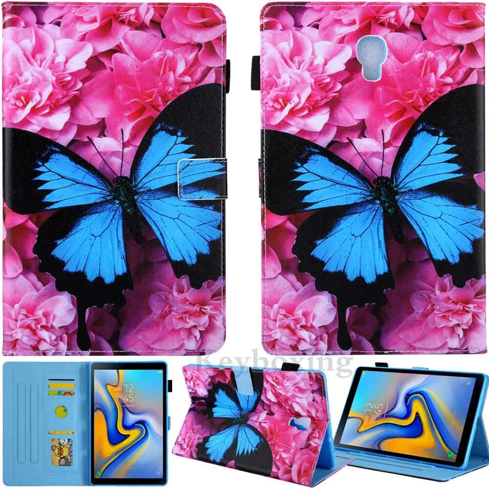 For Samsung Galaxy Tab A 8.0 10.1 T510 T580 T590 T290 Stand Leather Case Cover - Image 3 of 4