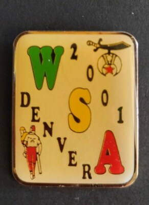 W.S.A. 2001 Denver El Kalah Pin