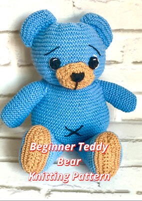 STRICKANLEITUNG - Teddybär Stofftier