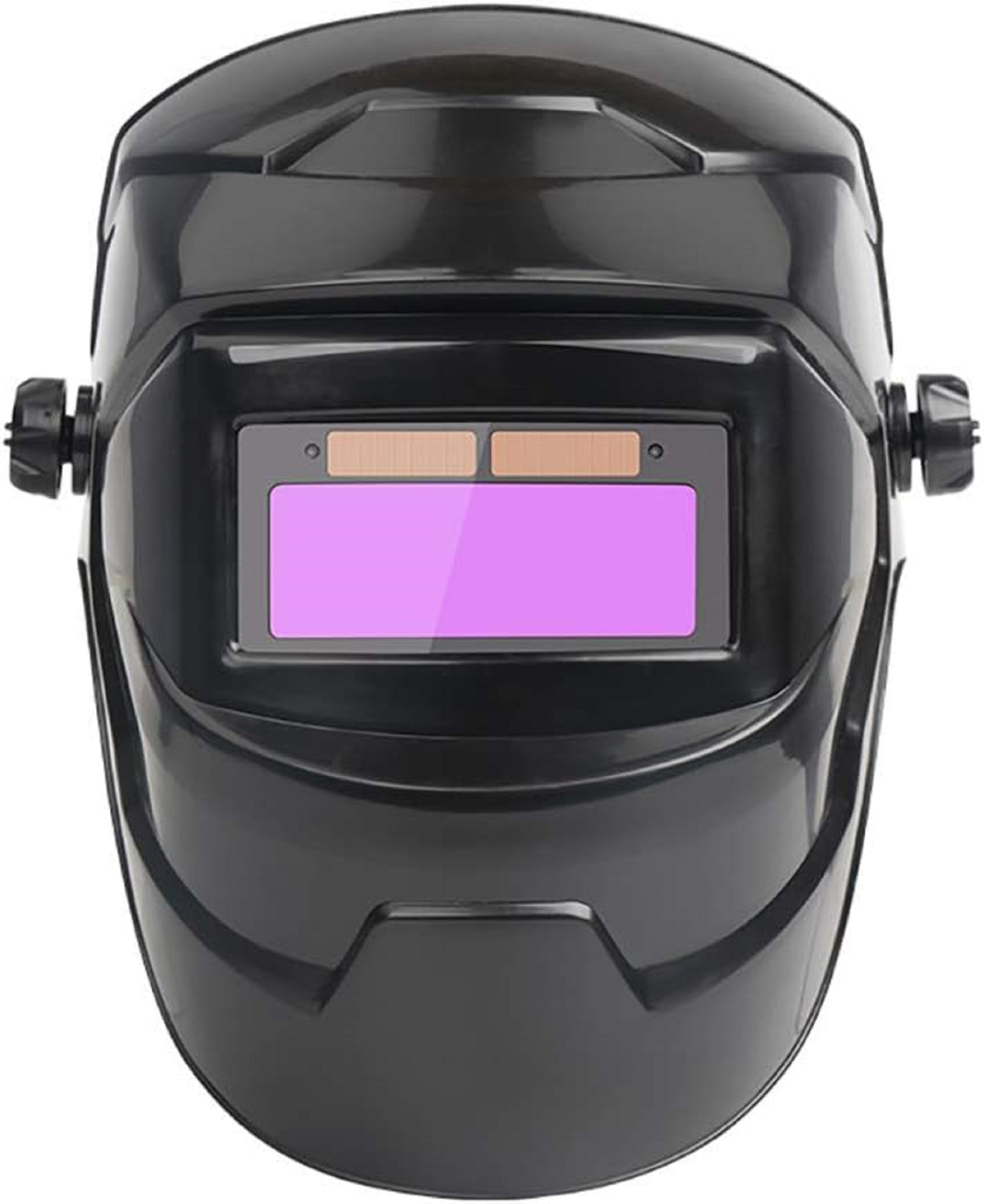 Auto-darkening welding helmet mask with protective safety goggles-image