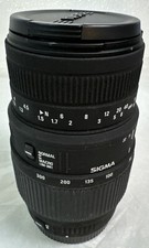 Sigma Camera AF Lens 70-300mm 1:4-5.6DG For Macro 200-300