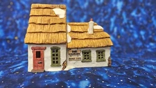 Vintage Dept 56 Dickens Christmas Village Bob Cratchit & Tiny Tim Ceramic