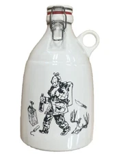 Filson Ballard 64 OZ Ceramic Growler 20234030 HANDMADE IN PORTLAND White USA CC
