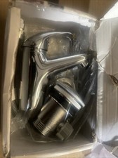 Rubinetto miscelatore mono lavabo contemporaneo cromato 1 leva GoodHome Blyth