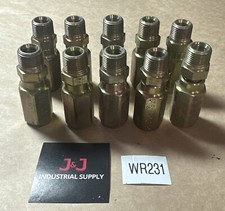  10 NEW NO BOX- Parker 30 Series Hose Fitting P30 3/8" No Skive  FAST SHIPPED