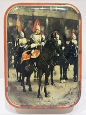 1940-50’s Vintage Toffee Tin Edward Sharp & Son England Equestrian Horse Parade