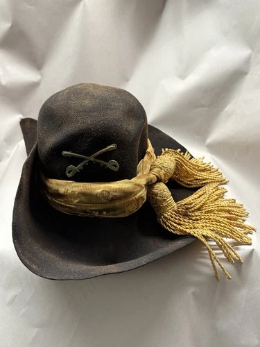 Civil War Confederate CSA “Johnny Reb” Style Cavalry Slouch Hat Cap Kepi