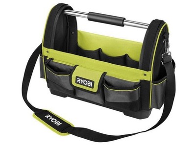 RYOBI 18  Tool Bag Werkzeugtasche STS606 mit Tragegurt + Akkuschrauberclip 38L
