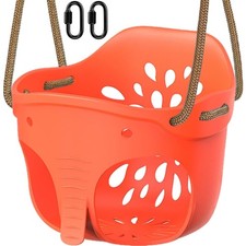 Kinder Schaukel Elefant Spielplatz Schaukelset mit Rückenlehne, verstellbar, ...