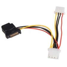 StarTech LP4SATAFM2L SATA to LP4 Power Cable Adapter with 2 Additional LP4 6