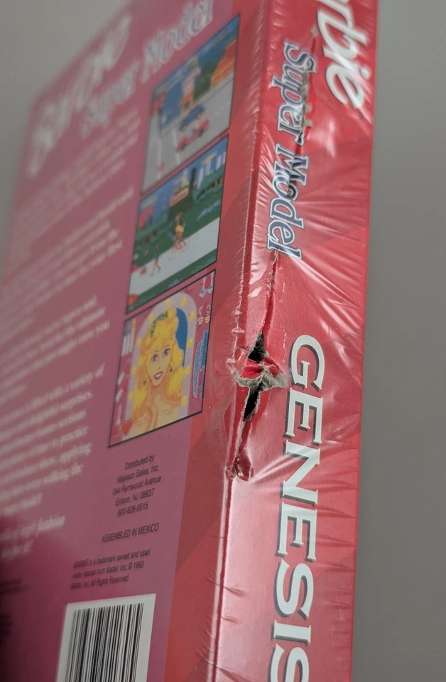 Sega Genesis - Barbie Super Model - Brand New Factory Sealed - Image 3 of 4