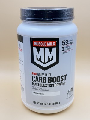 Muscle Milk Carb Boost, Maltodextrin Powder, Complex Carbohydrates 31.6 Oz