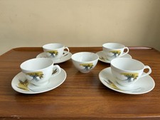 Crown Queensberry Tea/Coffee set Yellow Wheat Fine Bone China