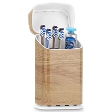 Toothbrush Holders with Cover - 5 Slots Toothbrush and Toothpaste Holde Kids ...